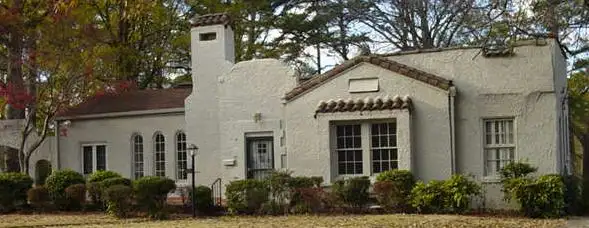 Spanish colonial revival style house