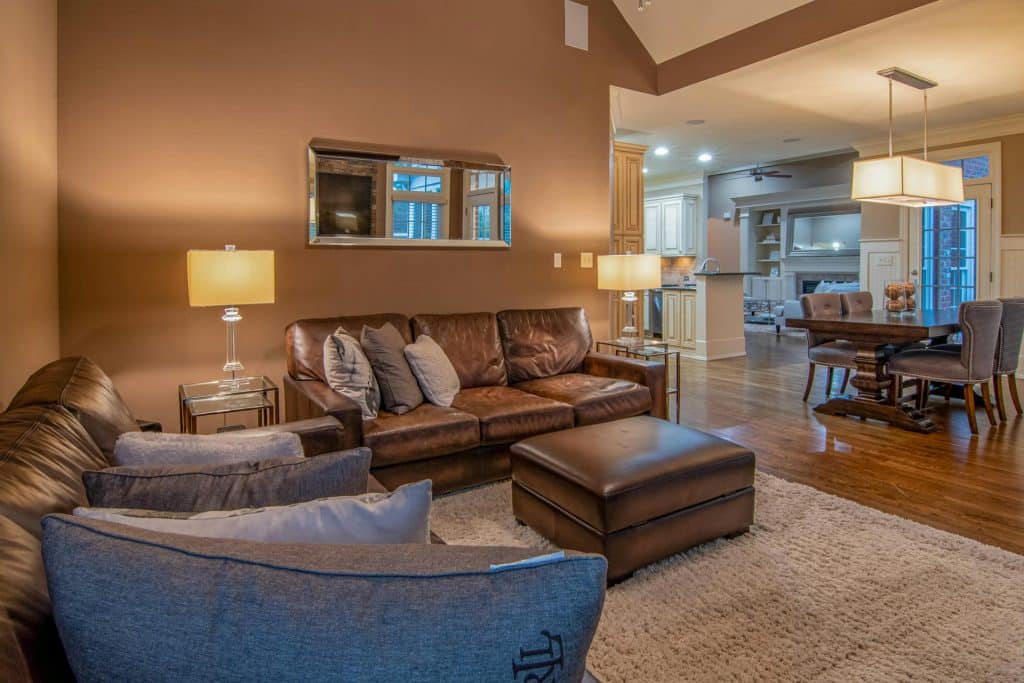 Beautiful living room inside a home