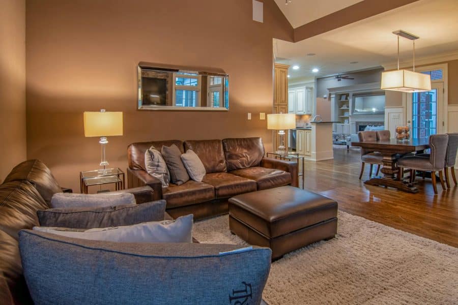 Beautiful living room inside a home