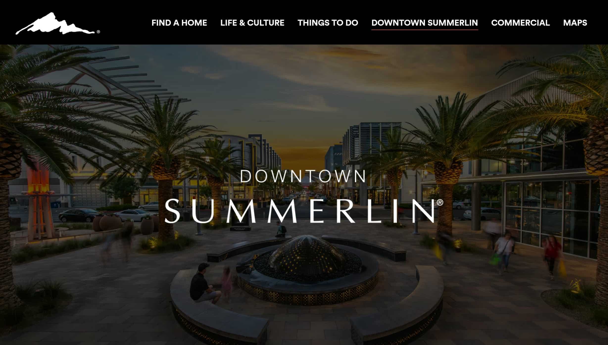 Summerlin.com's Downtown Summerlin page.