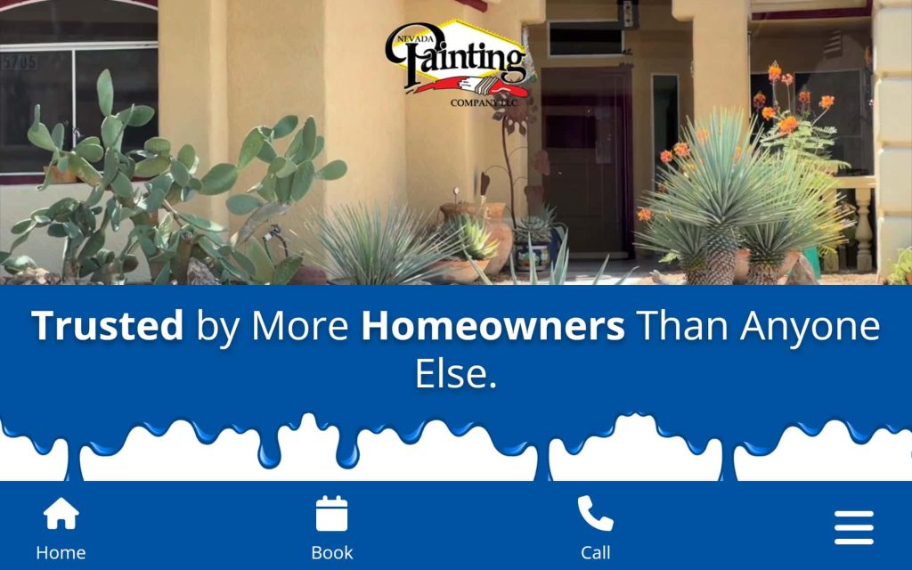 Nevada Painting company website home