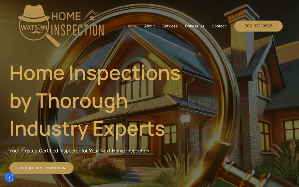 Watson Home Inspection website home page